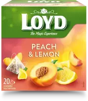 Loyd Fruit tea with peach and lemon flavor, 20 x 2g