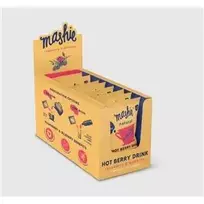 Mashie Sparkling beverage, raspberry, blueberry, 4x40ml
