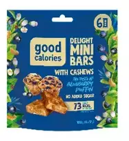 GOOD CALORIES Mini blueberry nut bars, 102g