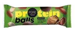 Pure Chocolate Dark chocolate truffles with protein peanut butter filling 40g PURE