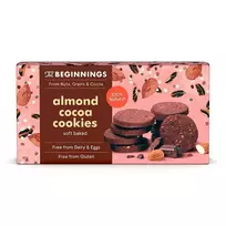 THE BEGINNINGS Cepumi Mandeļu kakao, 80gCookies Almond Cocoa, 80g