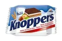 Knoppers Crispy waffles with hazelnut filling, 25g