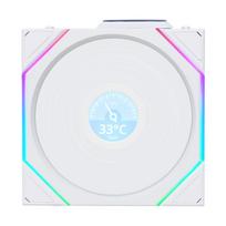 Lian Li UNI FAN TL Wireless LCD Reverse Fan, white, 120 mm (G99.12RTLLCD1W1W.00)