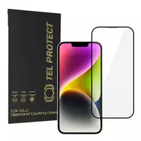 TEL PROTECT 10X HD DLC Diamond Coating tempered glass for phone iPhone 16e | iPhone 14 | iPhone 13 Pro | iPhone 13