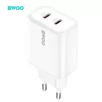 BWOO CDA206 travel charger | 35W | PD, QC | USB-C | white
