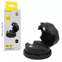 Blavec Cable organizer BX-01, self-adhesive clip, black - pack of 3