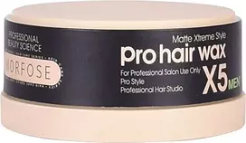 Morfose Pro Hair Wax X5 - Matte, Strong Hold Hair Styling Wax, 150 ml