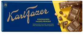 Fazer Karl whole hazelnut chocolate, 200g