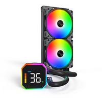 Montech HyperFlow Digital 240, Black HYPERFLOW DIGITAL 240 (B)