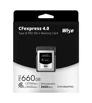 "Wise CFexpress 4.0 Type B PRO 660GB MK-II WI-CFX4-B660PM2"