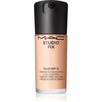MAC Cosmetics Studio Fix Fluid SPF 15 24HR Matte Foundation + Oil Control matinis makiažo pagrindas SPF 15 atspalvis N18 30 ml