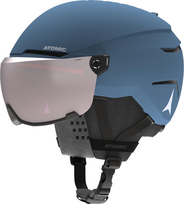 ATOMIC helmet Savor Visor JR blue w/silver flash C2