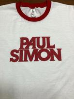Paul Simon Ringer Marškinėliai Dydis XL Balti Raudoni Unisex T-shirt XL