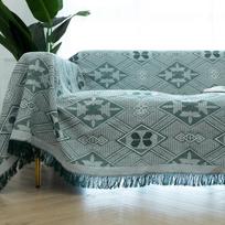 Piknikas Kempingas Čiužinys Viešbutis Restoranas Pledas audinys Buitinė megzta sofa antklodė lovatiesė 90*90CM
