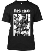 NWT Band-Maid Japonijos Roko Grupė Muzika Vintažiniai Grafiniai Juokingi Retro Marškinėliai S-5XL Unisex Marškinėliai L