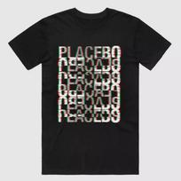 Placebo grupės GLITCH TOUR Medvilninis Juodas Marškinėlis Visų Dydžių S-5XL Unisex Marškinėlis XL