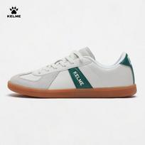 KELME Vokiški Treneriai Klasikiniai Laisvalaikio Bateliai Su Apvaliu Priekiu 43 balta pilka spalva