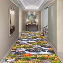 3D gėlių laiptų kilimas Svetainė Koridorius Kilimas Viešbutis Praėjimo kilimėlis Įėjimo / prieškambario miegamojo kilimėlis 120cm*100cm