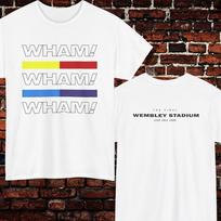 Retro 1986 George Michael Wham finalinio šou dvipusiai unisex marškinėliai XL