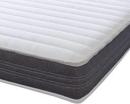 "Extreme Comfort Sirocco Airflow Memory Spring Hybrid" čiužinys, 18 cm gylio, mažas, vienvietis (75 x 190 cm), pilkas