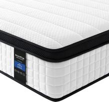 "Inofia The Elegant Plus Collection Memory Foam Spring Mattress", 120 x 190 x 30 cm, 120 cm spyruoklinis čiužinys su naujoviškomis atminties putomis ir minkštu megztu audiniu, 120 x 190 x 30 cm