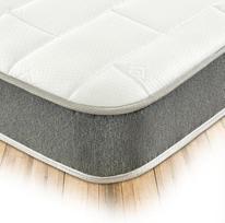 "Starlight Beds" čiužinys 90 x 200 cm Aukštas spyruoklinis čiužinys Europos dydžio čiužinys be putų Prabangus minkštas "Cool Touch" viršutinis skydelis ir pilka apdaila 90 x 200 cm