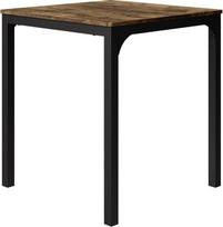 "Vicco Fyrk" valgomojo stalas "Black Oak Rustic" 70 x 70 cm