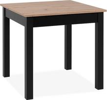 Coburg 80 003409 Valgomojo stalas, "Artisan" ąžuolo / juodos spalvos Apie 80 x 76 x 80 cm Išplečiamas 120 cm