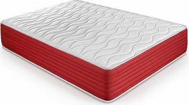 DUÉRMETE ONLINE Lite viskoelastinis čiužinys dvipusis kietas ir patogus žiemą vasarą baltas 30 cm aukščio 90 x 180 cm