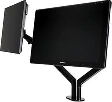 HUION ST420 Dviejų monitorių stovas, stalinis stovas su reguliuojamu VESA laikikliu, suderinamas su iki 32 colių monitoriais, pasukamas įvairiais kampais