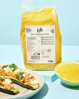 KoRo - ekologiškas kukurūzų kuskusas be glitimo, 1 kg - pagamintas iš 100 % kukurūzų - tinka saldiems ir pikantiškiems patiekalams - veganiškas - be glitimo
