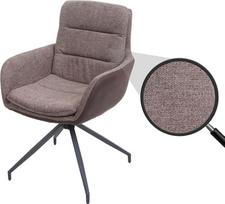 Mendler HWC-K32 Valgomojo kėdė Kėdė su pasukama automatine padėtimi Medžiaga MVG Brown / Dark Brown