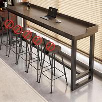 Plonas 160 cm ilgio baro stalas iš medžio masyvo - elegantiškas konsolinis ir sofos stalas mažoms erdvėms, idealiai tinka restoranams ir kavinėms, tinka 2-3 žmonėms, elegantiška pilka apdaila, PE