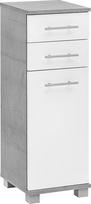 Schildmeyer Nitro Highboard 136973, akmens pilka/balta matinė, 30,3 x 32,6 x 88,6 cm
