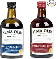Ypač tyro alyvuogių aliejaus ir raudonojo vyno acto rinkinys - Viduržemio jūros regiono maisto gaminimo reikmenys - 2 x 500 ml buteliai