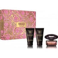 Versace Crystal Noir rinkinys moterims (50 ml. EDP + 50 ml. kūno losjonas + 50 ml. dušo gelis) - 1 vnt.