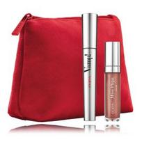 PUPA Milano Mascara & Miss Pupa Gloss makiažo priemonių rinkinys (9 ml. blakstienų tušas + 5 ml. lūpų blizgesys + kosmetinė) - 1 vnt.