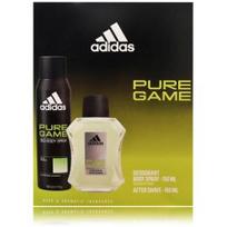 Adidas Pure Game rinkinys vyrams (purškiamas dezodorantas 150 ml. + balzamas po skutimosi 100 ml.) - 1 vnt.