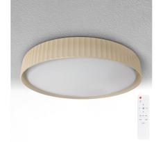 Brilagi -LED Dimeriuojamas lubų šviestuvas LUCIA LED/60W/230V, skersmuo 59 cm, smėlio spalvos + nuotolinis pultelis