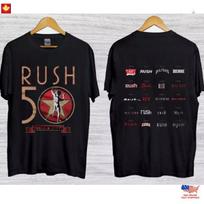 Rush R50 Tour 2026 Marškinėliai Rush Grupės Koncerto Marškinėliai Vintažiniai Roko Muzikos Unisex Marškinėliai Unisex Marškinėliai XXL