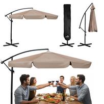 Sulankstomas 6 segmentų sodo skėtis 350 cm su dangčiu Plonos PL-880