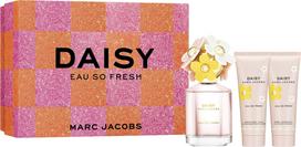 Marc Jacobs Daisy Eau So Fresh dovanų rinkinys, tualetinis vanduo 75 ml + kūno losjonas 75 ml + dušo želė 75 ml