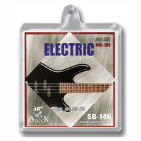 STYGŲ KOMPLEKTAS BOSINEI GITARAI SPOCK SB146(RL) (45-105)