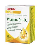 Walmark Vitaminas D3+K2 (dantims, kaulams), 30 kapsulių