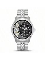 Men's Quartz 3-Hand Wristwatch with Stainless Steel Case & Scratch-Resistant Glass Lens, Model ME1135 sidabras