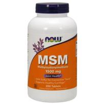 Now Foods MSM 1500 mg – 200 tabletės