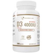 Progress Labs Vitaminas D3 4000 TV – 240 tabletės