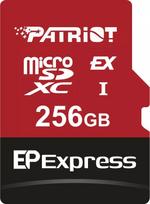 Atminties kortelė Patriot EP Express MicroSDXC 256GB Class 10 UHS-I/U3 V30 (PEF256GEPEXMCX) | PEF256GEPEXMCX | 4711378430851
