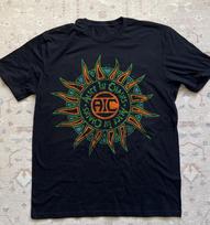 Retas Alice In Chains Saulės Logotipo Marškinėlis, Unisex Juodas Medvilninis Marškinėlis, Dydis S-5XL Unisex Marškinėlis XXXL