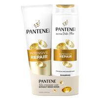 Rinkinys: Plaukų šampūnas ir kondicionierius PANTENE Intensive Repair Active Nutri-Plex, 400 ir 275